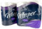 IDEAL 365 Whisper Ultra Embossed Luxury Toilet Roll 3 Ply (40 Rolls) - 4 Rolls Per Pack x 10