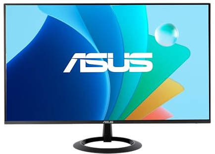 ASUS VZ249HG - Monitor Eye Care Gaming de 24, IPS, Full HD, 99% sRGB, sin Marco, 120 Hz, SmoothMotion, 1 ms, Adaptive Sync, Eye Care Plus, Filtro de luz Azul, sin parpadeos, montable en Pared