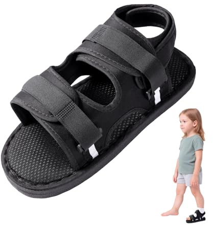 Post Op Recovery Shoe, with Adjustable Strap, Lightweight Medical Walking Shoe , for Left or Right Foot, for Post Surgery or Operation Support, Broken Foot, Injured Toes, Stress Fractures, Size XS