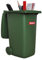SULO Mini-Mülltonne 240L Grün RAL6012