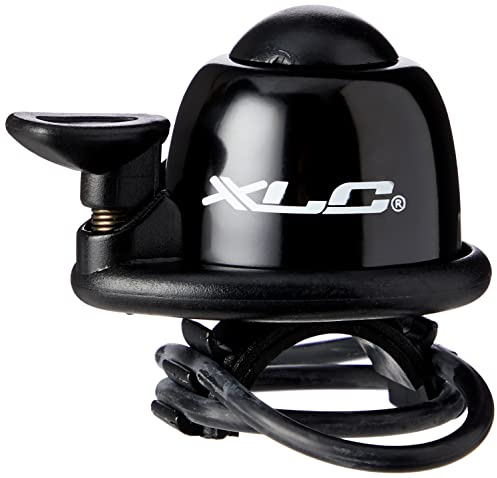 XLC Unisex – Erwachsene Miniglocke DD-M07 Durchmesser 22.2-31.8 mm, Schwarz, One Size