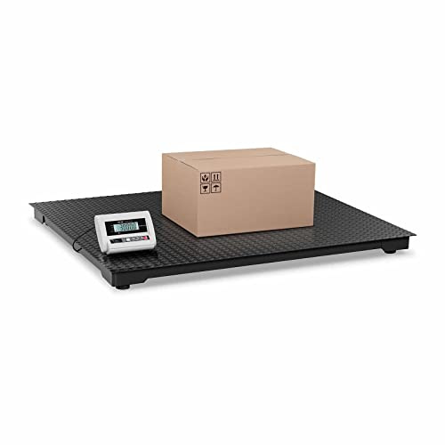 Steinberg Systems Balance Au Sol Plateforme Industrielle SBS-BW-3T/1A (Mode ECO, Écran LCD, Plateau 1,5 x 1,5 m, 3 Tonnes ±1 Kg)
