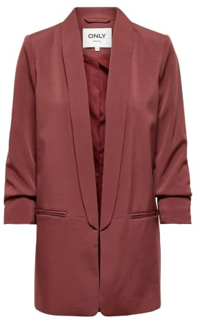 ONLY Onlelly 3/4 Life Blazer Tlr Noos, Blazer Mujer, Sable, 36