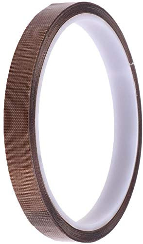 Ruban adhésif téflon résistant pour machine d'emballage (10 mm)