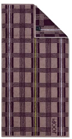 Joop! Duschtuch Checks 1685 Farbe Mauve Größe 80x150cm Kariert Karo