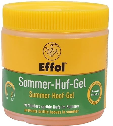 RL24 - Sommer-Huf-Gel | Hufbalsam gegen rissige Hufe | spendet Feuchtigkeit | kräftigendes Huffett | Hufsalbe für Hornwachstum | Hufpflege für Pferde | 1 x 500 ml Dose