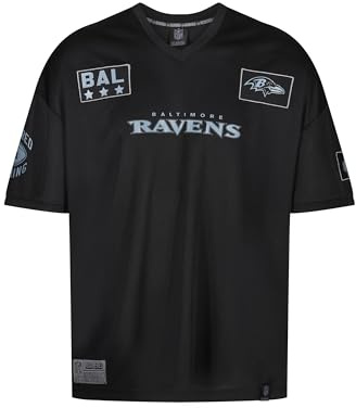 Recovered NFL Team Salute Black Military Oversized Mesh Limited Jersey Trikot (DE/NL/SE/PL, Alphanumerisch, M, Regular, Regular, Baltimore Ravens)