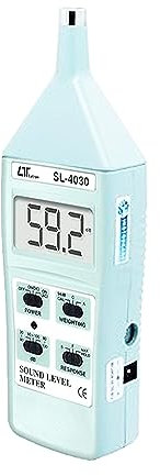 Fonometro di classe 2/Misuratore di decibel professionale/Lettore di livello sonoro per decibel/Misuratore di livello sonoro per auditorium, test del rumore dei veicoli | SL-4030