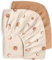 Bearmoss 2er Set Kinder Spannbettlaken,Musselin-Bettlaken 100% Baumwolle Baby-Bettlaken 60x120cm/140x70cm Reisebett Spannlaken Beistellbett Leintücher (Brauner Mond)
