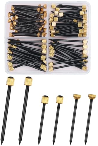 Caianwin 90 chiodi per appendere quadri, 3 dimensioni, chiodi da appendere con scatola portaoggetti per pareti, cucina, soggiorno, camera da letto, bagno