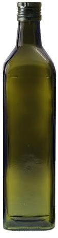 FERRAMENTA BONIFAZIO Bottiglia Vetro Olio Marasca 750 ml Set da 18 Bottiglie (0,750 Litri - 18 Pezzi) Colore UVAG con Tappo Salvagoccia per di Olio, Liquori Conservazione Sicura e Pratica