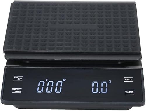 MOKLYF para Cocina y joyería Básculas de Cocina para Alimentos Básculas Digitales para Cocina, básculas electrónicas Pantalla LED con retroiluminación Básculas para(Blanco-3 kg/0,1 g