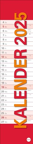 Langplaner XL 2025: Praktischer Streifenkalender fürs Büro. Großer Wandkalender mit Datumsschieber. Terminkalender 2025 zum Eintragen. 16 x 70 cm (Bürokalender Heye)