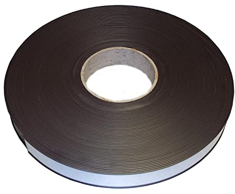 Magnetic Label Holder Roll | Labels for Storage boxes, White Cards and Clear Protectors, for White Board Metal Wall Cabinet Drawer and Shelves |30mm high x 10M long