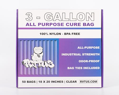 Turkey Bags multipurpose | RVTUS| 50 PACK| 3 GALLON| 18X20 INCHES| 100% NYLON| BPA FREE