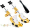 Shoe Stretcher for Men Women Thick Wide Feet, 6-Way Shoe Tree Expander Adjustable Length Width & Height, Sneakers Widener Spin Loosen Toe Box Heel High Instep (Yellow for Men's Size UK 7-12)