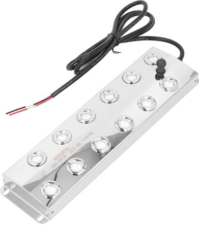 12-Kopf-Nebelmaschine, Ultraschall-Nebelmaschine mit 4,5 L/h, IP67 Wasserdichter Teichnebler für Teich, Garten, Rasen, Steingarten, Gewächshaus, Halloween-Dekoration, Landschaft