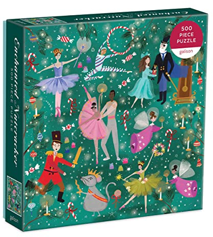 Galison 9780735366756 Enchanted Nutcracker 500 Piece Puzzle