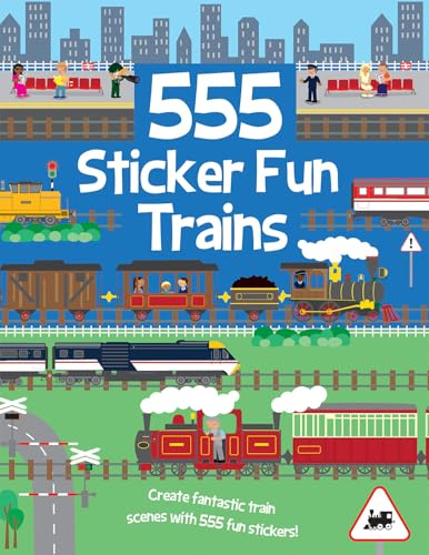 555 Sticker Fun - Trains