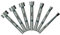 Freud Precision Shear Serrated Edge Forstner Drill Set with Steep Angled Cutting Edges for Bottom, Pocket and Overlapping Holes - Includes 7 Pieces Bits, 1/4 to 1 - PB-107B