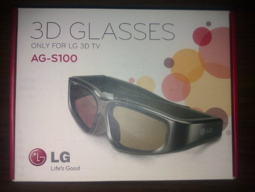 LG AG-S100 - Gafas 3D, color negro