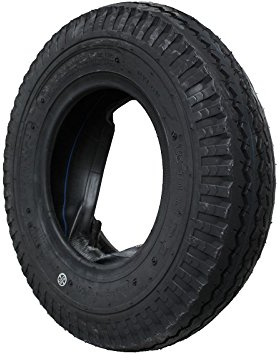 Set Decke Reifen inkl. Schlauch 4.80/4.00-8 KENDA Anhängerreifen DDR-HP Anhänger