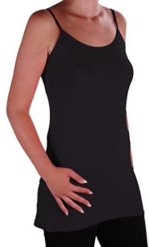 Eye Catch TM - Débardeur Long a Fine Bretelles Grandes Taille - Angelique - Femme