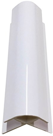 DBS White External Corner Trim for 10mm Shower Wall Panel Bathroom Cladding PVC 2.4m