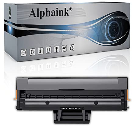 alphaink Toner Compatibile con Samsung MLT-D111L MLT-D111S per stampanti Samsung SL M2026W M2020W M2020 M2022 M2022W Xpress M2026 M2070 M2070F M2070FW M2071FH M2078 (versione da 1800 copie)