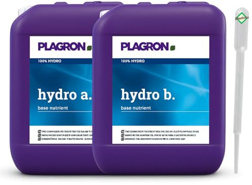 Weedness Plagron Hydro A+B 10 L – Fertilizante hidropónico profesional