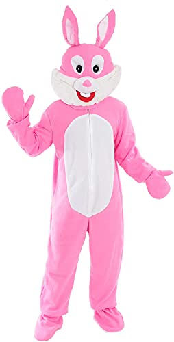 Sven Wilke/Fa. Feuerwerk-Planet Neu Hase Rosa Einheitsgrösse L-XL-XXL Kostüm für Fasching Karneval Ostern Erwachsene (M)