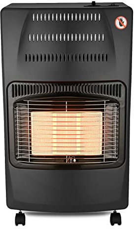 Vivicreate Patio Heater, Gas Heater, Propane Gas Heater, Outdoor Heater, Garage Heater, Work Heater (Black)