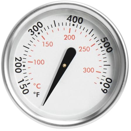 BBQ Future 60540/7581 - Termometro di ricambio per griglia Weber Charcoal, Spirit e serie Q, indicatore di temperatura per Weber Spirit E/S 210, E/S220, E/S310, diametro 1-13/16