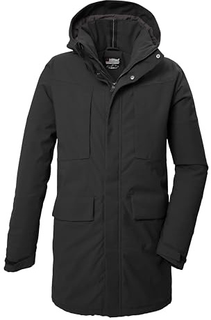Killtec herr Kow 80 Mn Prk Funktionsparka/parkas med dragkedja
