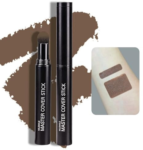 Pulver Ansatzpuder Stick - Wasserfester Haaransatz Puder Zum Abdecken Des Haaransatzes - Natürliche Schatten, Präzises Auftragen Haarausfall Abdeckung Haarverdichtung Haarpuder Für Frauen Männer