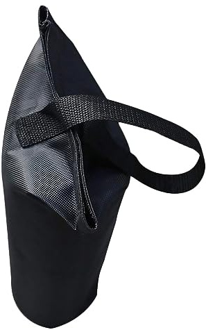 CAXUSD Bolsa de Arena Negra Resistente al Viento para Toldo y Tienda and Plegable de Tela Oxford para Camping y Uso Exterior