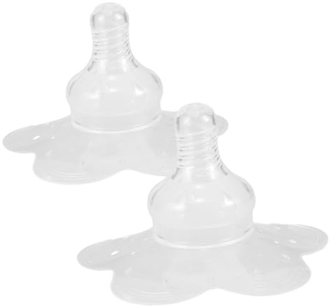 ERINGOGO 2 STÜCK Silikon Stillhütchen Dünn Flexibel Atmungsaktiv Weich für Flache und Invertierte Brustwarzen Schutz vor Reizung für Stillende Mamas mit Sicherem Tragekomfort