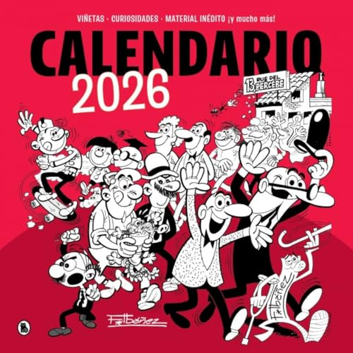 Calendario Ibáñez 2026 (Bruguera Clásica)