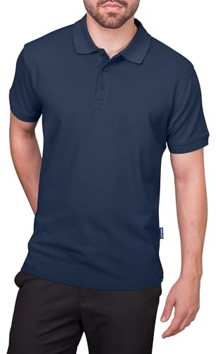 HRM 301 Polo Shirt, Navy, M Men's