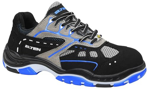 ELTEN 172178-36 EASY ESD S1 Chaussures de sécurité pour homme en maille filet et textile Bleu Taille 36-48