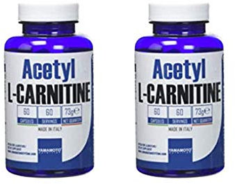 Yamamoto Nutrition Acetyl L-CARNITINE 1000mg integratore alimentare a base di Acetil L-Carnitina 60 capsule (120 compresse (2 confezioni))
