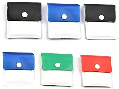 6 pcs Pocket Ashtray Ash Pouch- Fireproof PVC-Odor Free-Portable Compact- Assorted Color