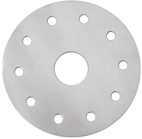 Plaque Diffuseur de Chaleur, 16.5cm Diffuseur de Chaleur pour Cuisinière à Gaz, Cocotte Plaque Chauffante Table de Cuisson à Induction Disque Convertisseur en Acier Inoxydable (16.5CM)