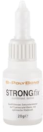 S-Polybond® Pegamento superfuerte 20 g, relleno de huecos, resistente al calor y al agua, calidad industrial para tecnología dental, odontología, laboratorio dental y artesanía, 1 unidad