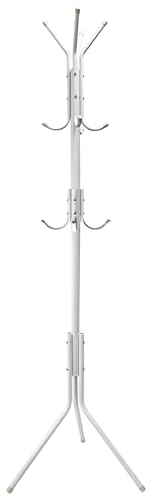 Lectorias Kleiderständer, Garderobenständers Weiß, Jackenständer, Coat Racks, Taschenständer, Garderobenständ Metall, Kleiderstanges, Standgarderobe Hausgebrauch, Handtaschen Ständer, Mehrfachhaken