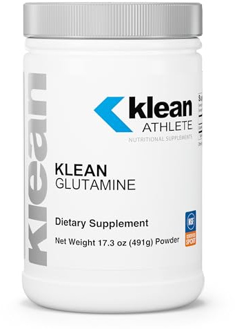 Klean Athlete Klean Glutamine - Immunity Support & Gut Health* - Amino Acids Supplement - NSF Certified for Sport - Non-GMO, Gluten Free & Vegan - 17.3 oz