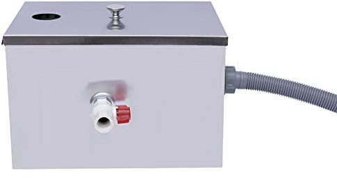 MEHOOSPVN Séparateur de graisse, séparateur d'huile en acier inoxydable, pour les eaux usées de cuisine, filtre à graisse pour cuisine, restaurant, cuisine, collation, hôtel, huile minérale, huile