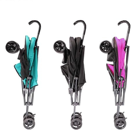 PJDDP Haustierwagen, Zusammenklappbarer Katzen-/Hundebuggy, Reisewagen Mit 4 Rädern Für Kleine Haustiere Für Reisen, Einkaufen, Spazierengehen, Spielen,Schwarz