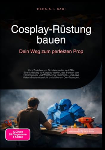 Cosplay-Rüstung bauen: Dein Weg zum perfekten Prop: Vom Erstellen von Schablonen bis zu LEDs: Eine Anleitung für Cosplay-Waffen, das Formen von ... und sicherem Con-Transport.