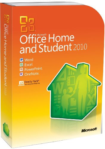Microsoft Office Home and Student 2010 - Family Pack - 3PCs/1User - englisch